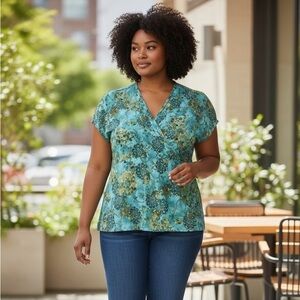 Jamie Nicole Floral Blouse